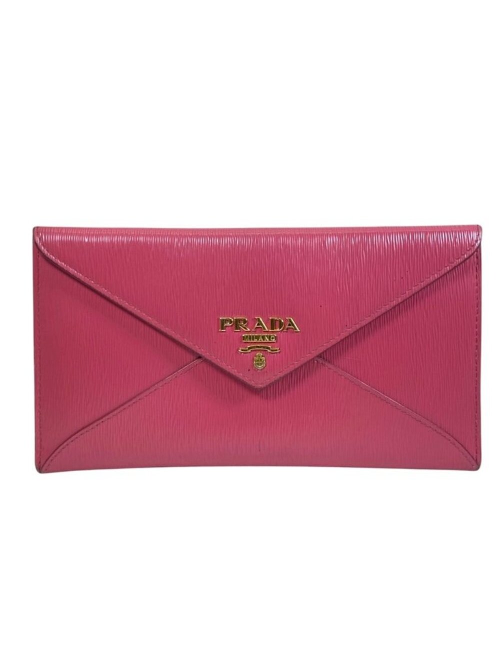 Prada Wallet Billfold Multi Case Passbook Passport Vitello Move Envelope